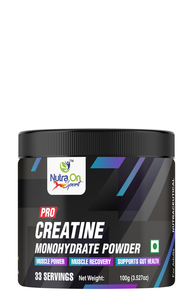 Nutra On Micronised Creatine Monohydrate Powder - Unflavoured - 100g (33 Servings)