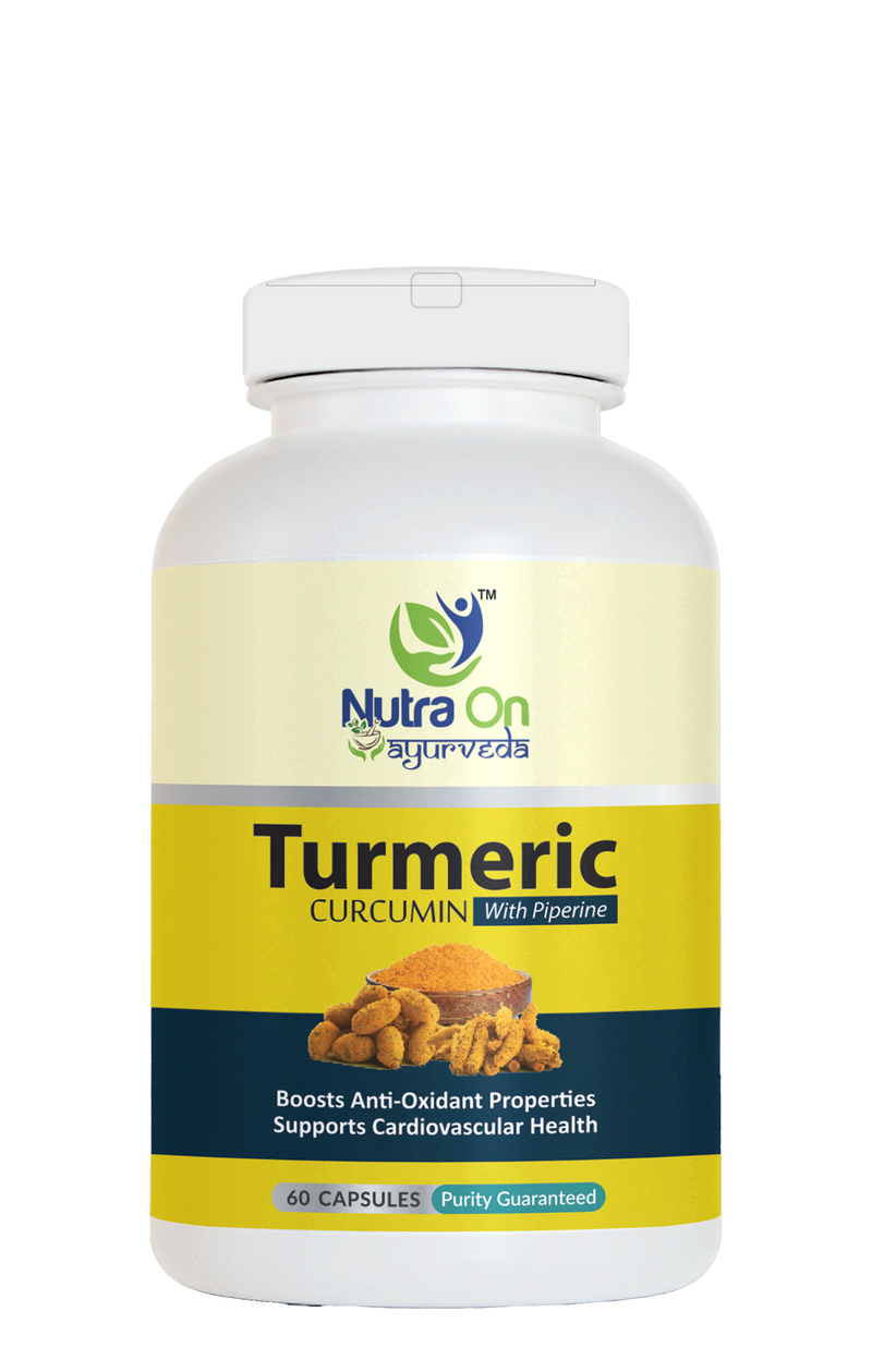 Turmeric Capsules | Curcumin with piperine (60 vegan capsules)