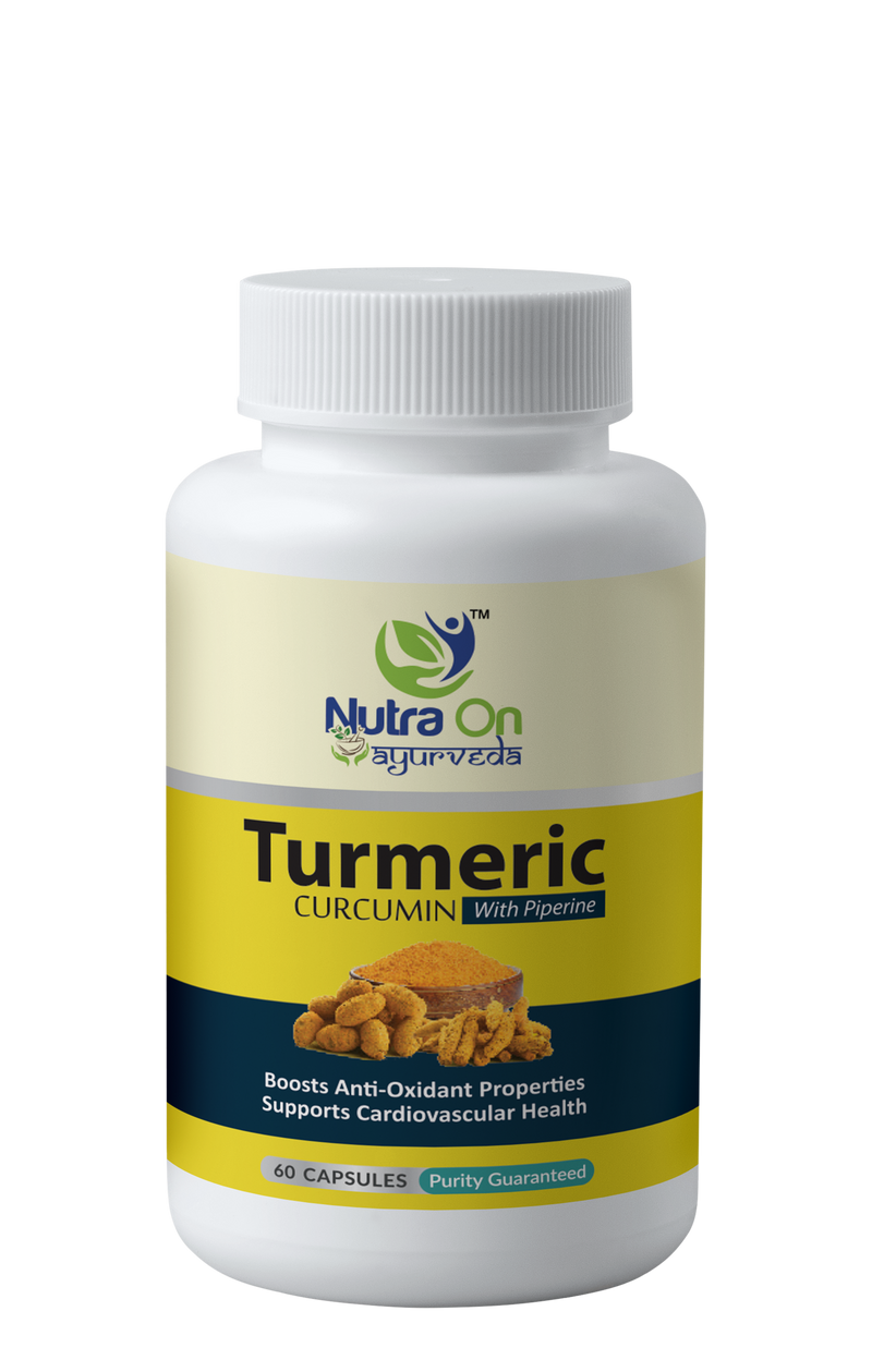 Turmeric Capsules | Curcumin with piperine (60 vegan capsules)