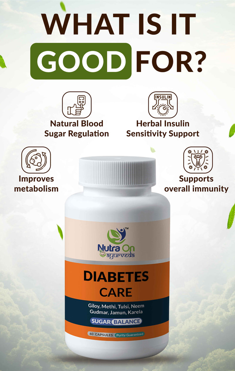 DiaBeat (Diabetic Care) Capsules - 500 mg (60 Vegan Capsules)