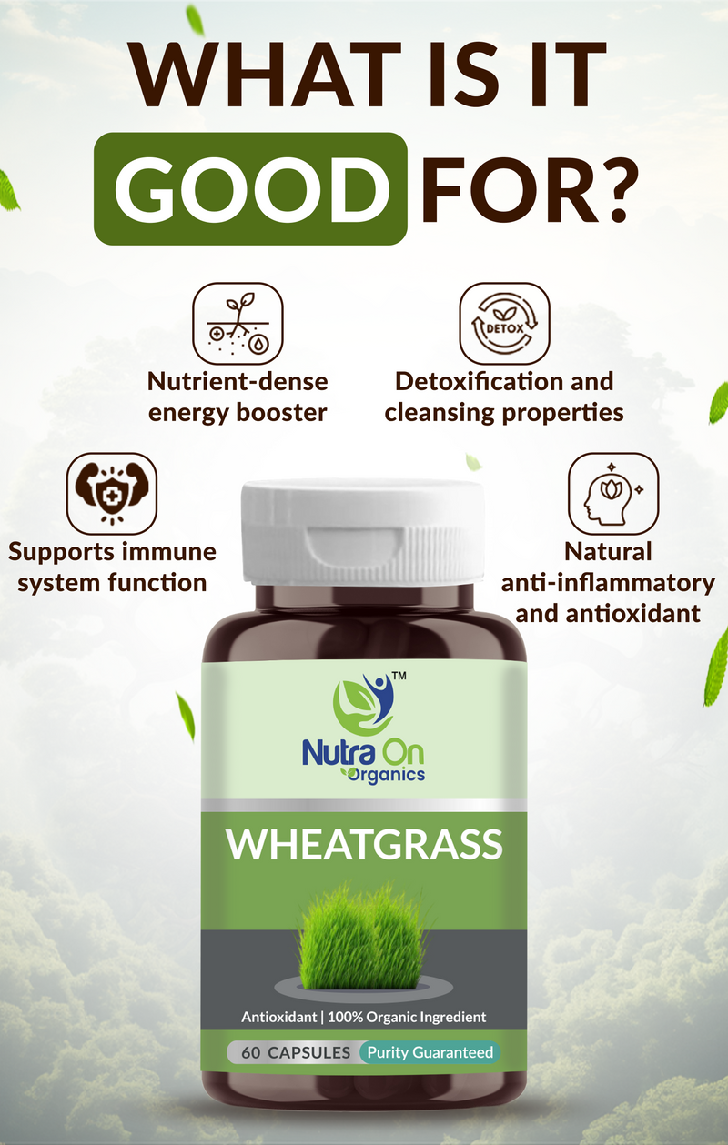 Wheatgrass Extract Capsules - 500 mg (60 Vegan Capsule)