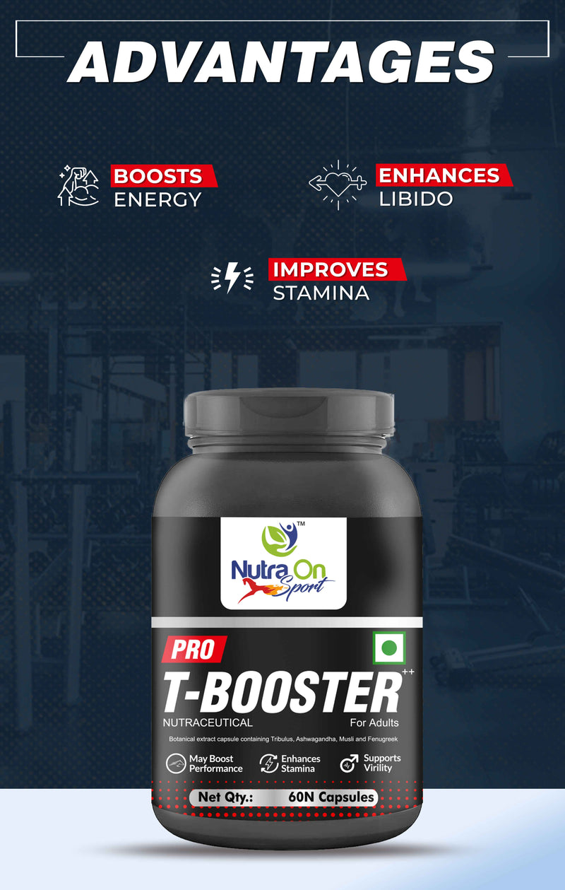 Nutra On Sport | Pro Testosterone Booster 60 Capsules