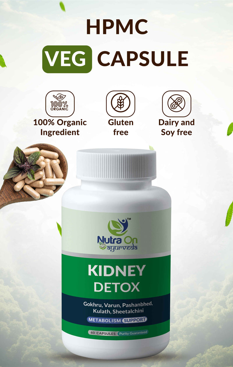 Kidney Detox Capsules - 500 mg (60 Vegan Capsules)