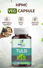 Tulsi Capsules- 500 mg (60 Vegan Capsule)