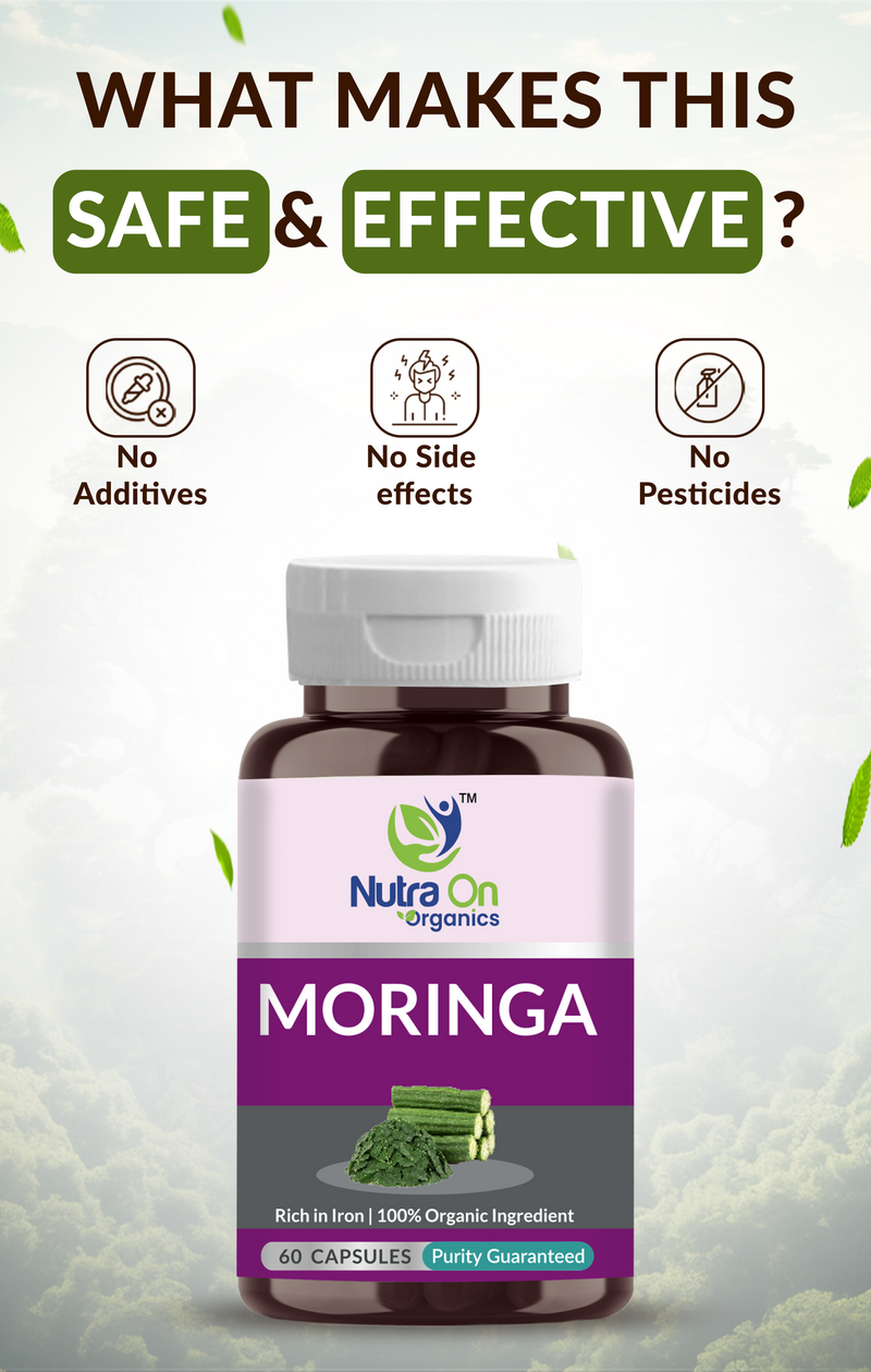 Moringa - 500 mg (60 Vegan Capsules)