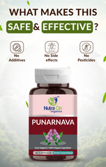 Punarnava - 500 mg (60 Vegan Capsule)
