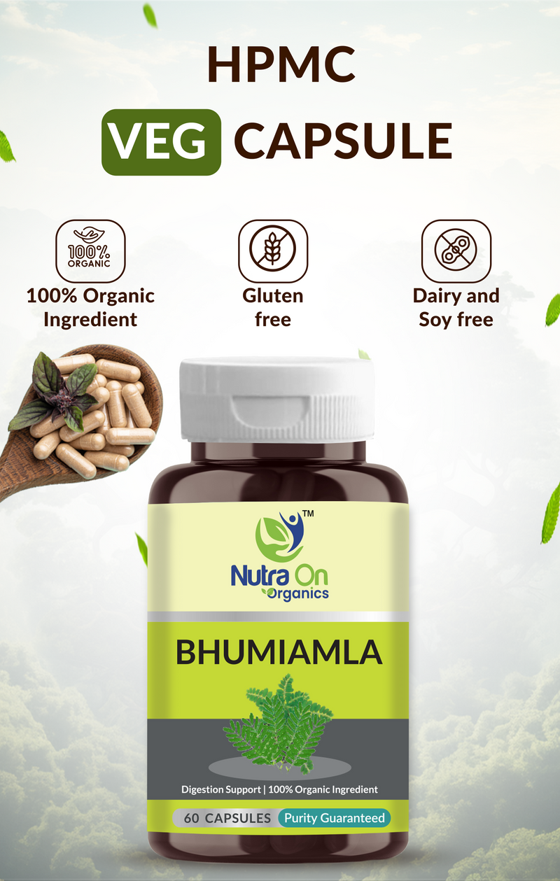 Bhumiamla Capsules - 500 mg (60 Vegan Capsules)