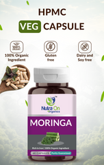 Moringa Capsules - 500 mg (60 Vegan Capsules)